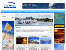 Tablet Screenshot of jet-arrow.com